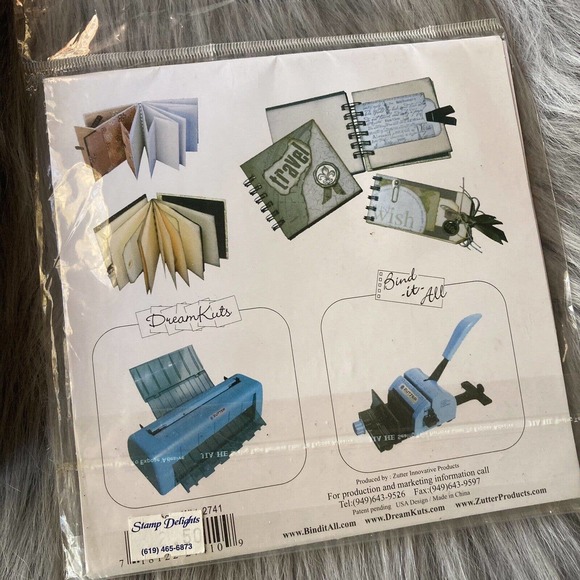 Zutter Bind-It-All 1/2 inch Wire Book Binding Scrapbooking Paper Manual Bundle - Picture 4 of 5
